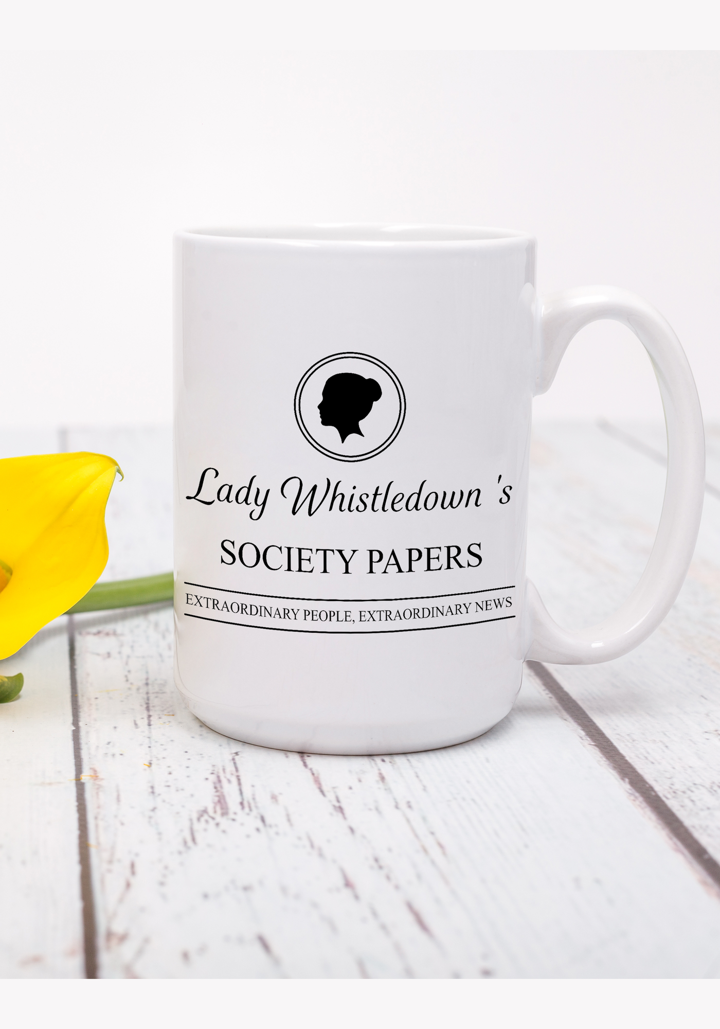 Bridgerton Lady Whistledown Mug