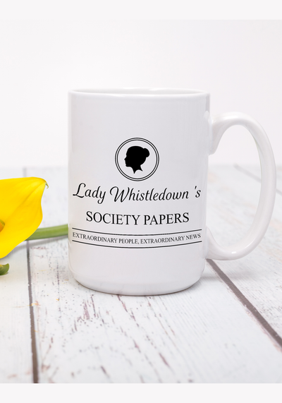 Bridgerton Lady Whistledown Mug