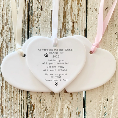 Graduation Heart Ornament Keepsake