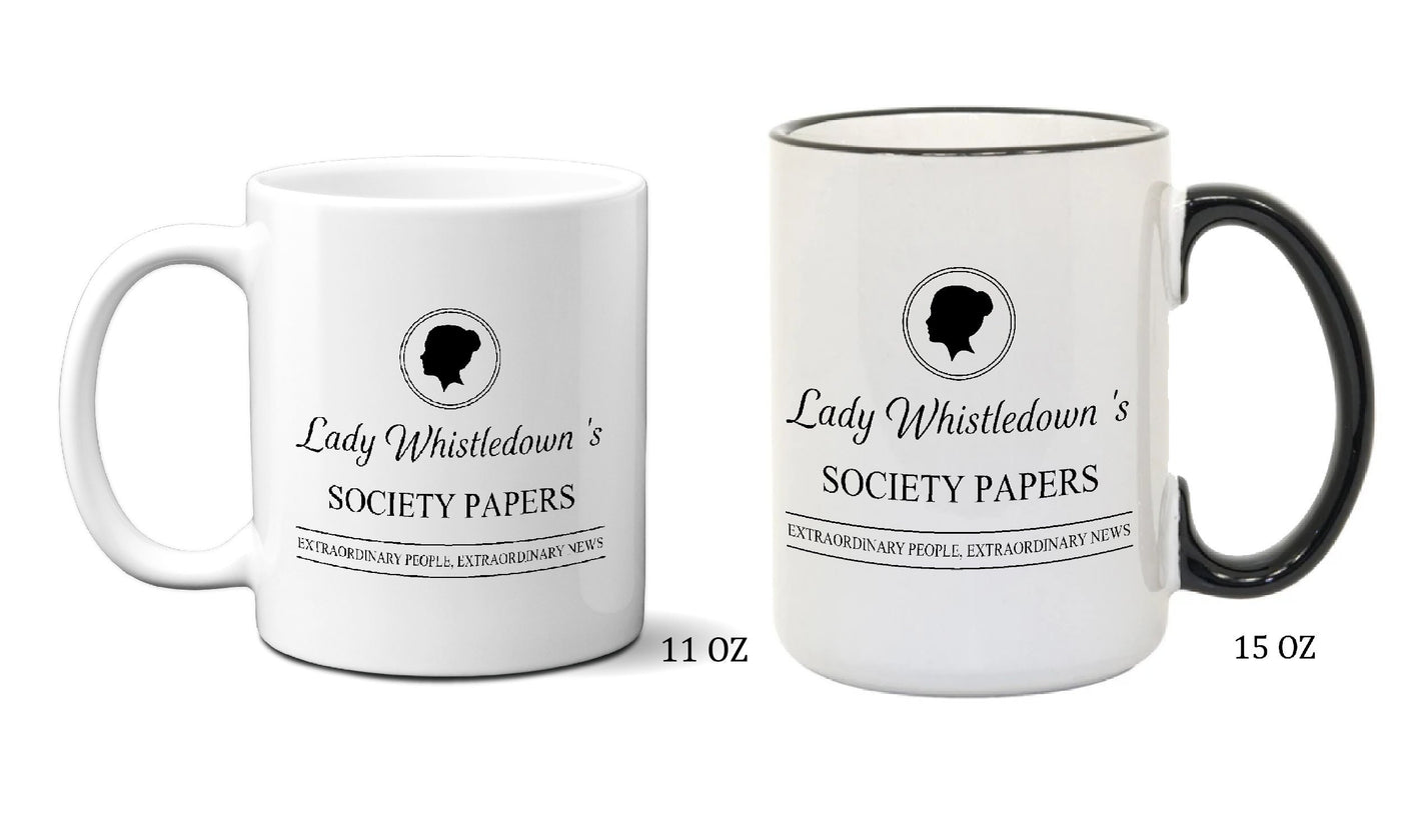 Bridgerton Lady Whistledown Mug