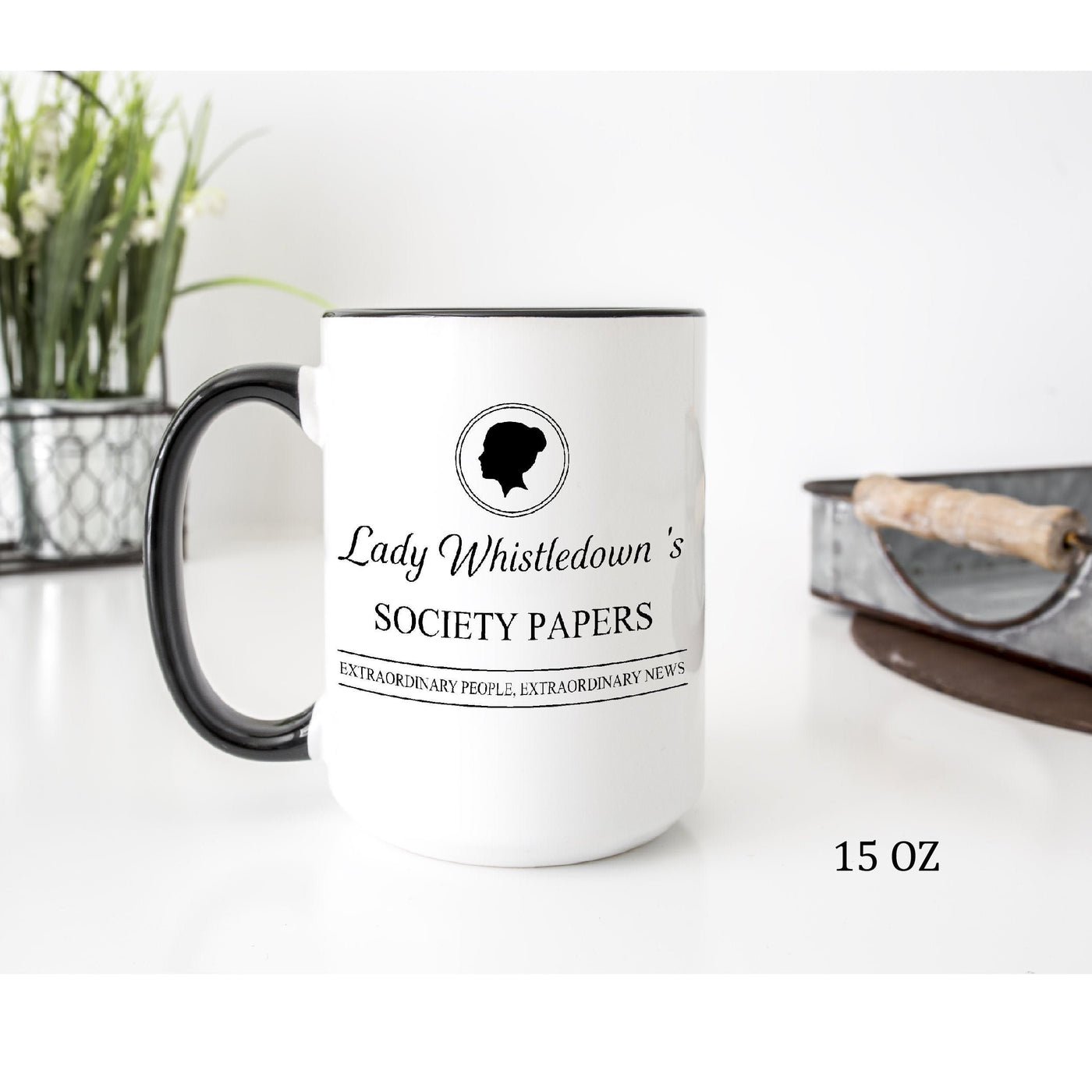 Bridgerton Lady Whistledown Mug
