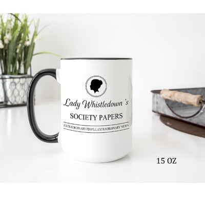 Bridgerton Lady Whistledown Mug
