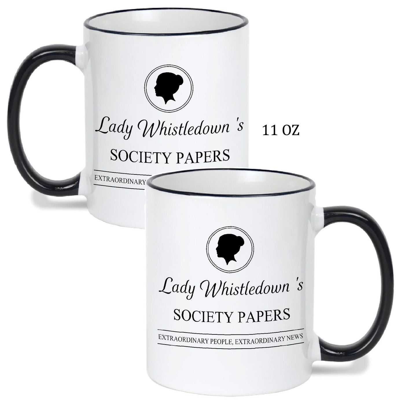 Bridgerton Lady Whistledown Mug