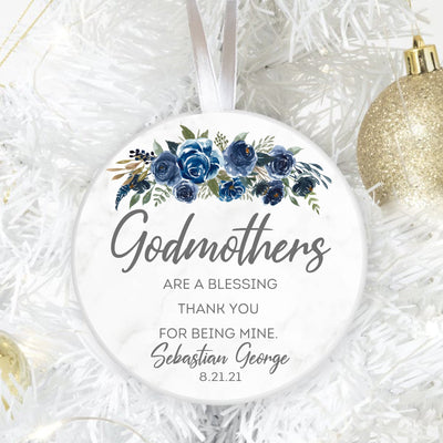 Personalized Godparents Keepsake Ornament