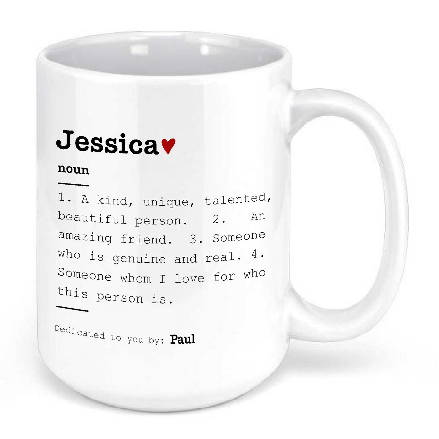 Name Personalized Mug - Wedding Gift - Gift For Her - Christmas Gift - Coffee Mug - Birthday Gift - Custom Gift Mug For Couples - Friend Mug