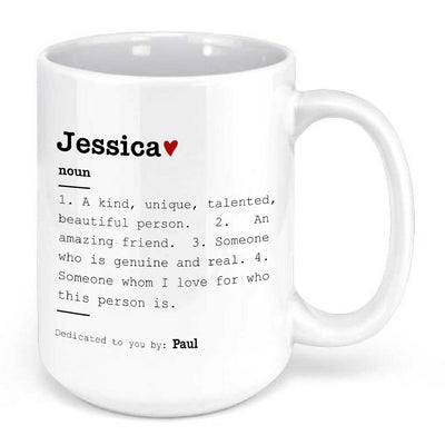 Name Personalized Mug - Wedding Gift - Gift For Her - Christmas Gift - Coffee Mug - Birthday Gift - Custom Gift Mug For Couples - Friend Mug