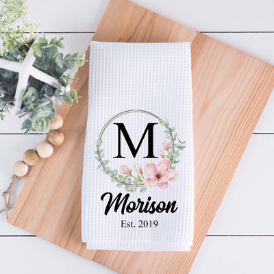 Family Name Kitchen Towel
