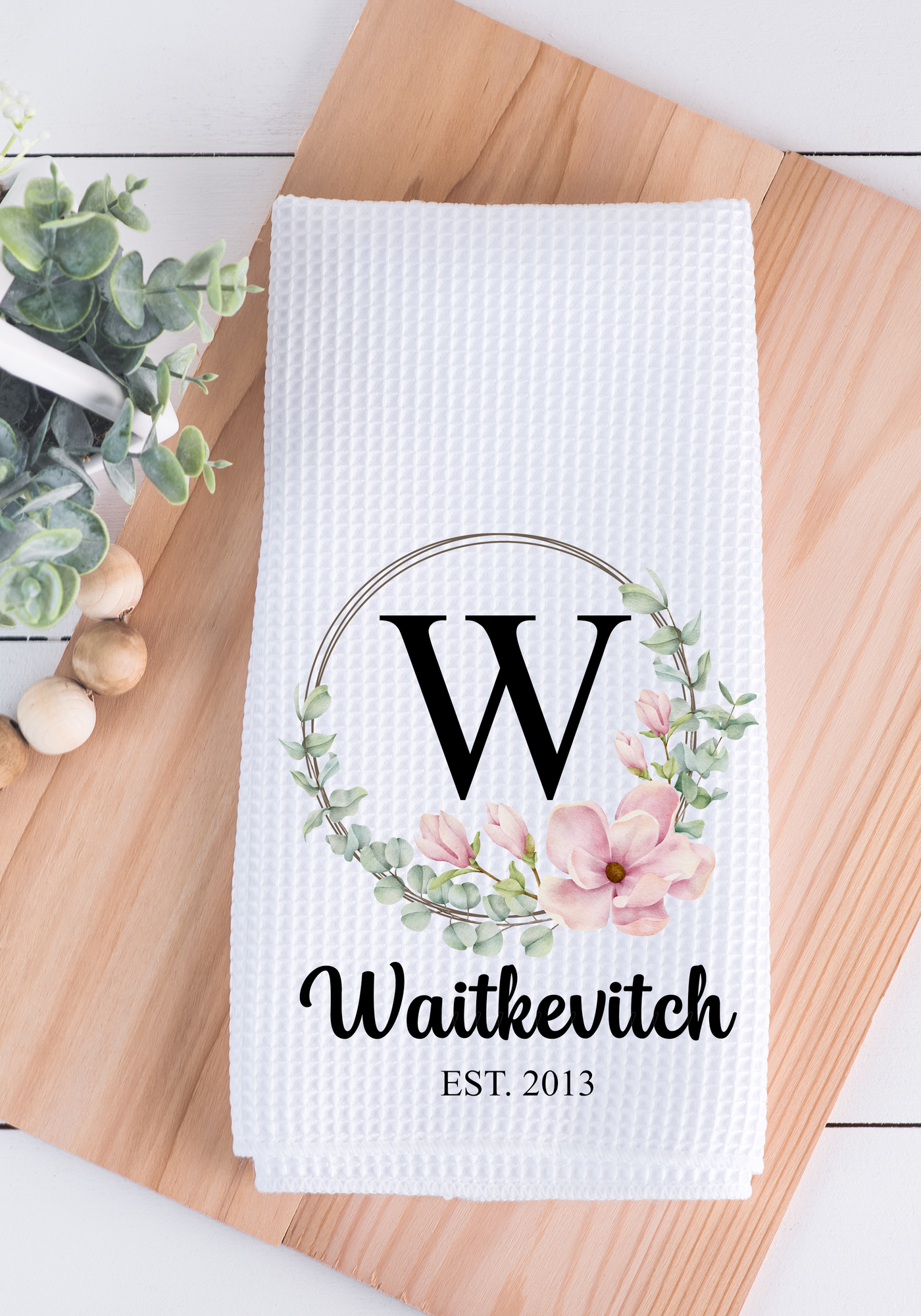 Family Name Kitchen Towel