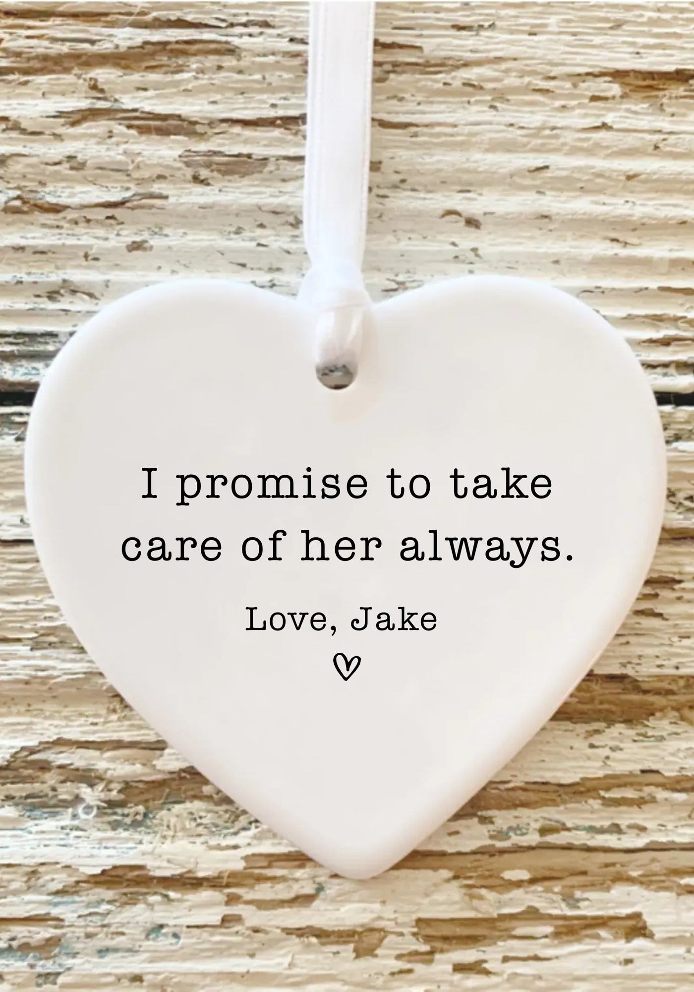Mother-in-Law Promise Heart Ornament