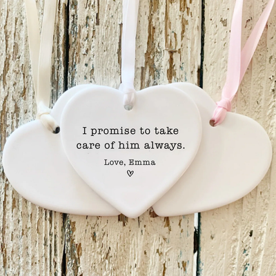 Mother-in-Law Promise Heart Ornament