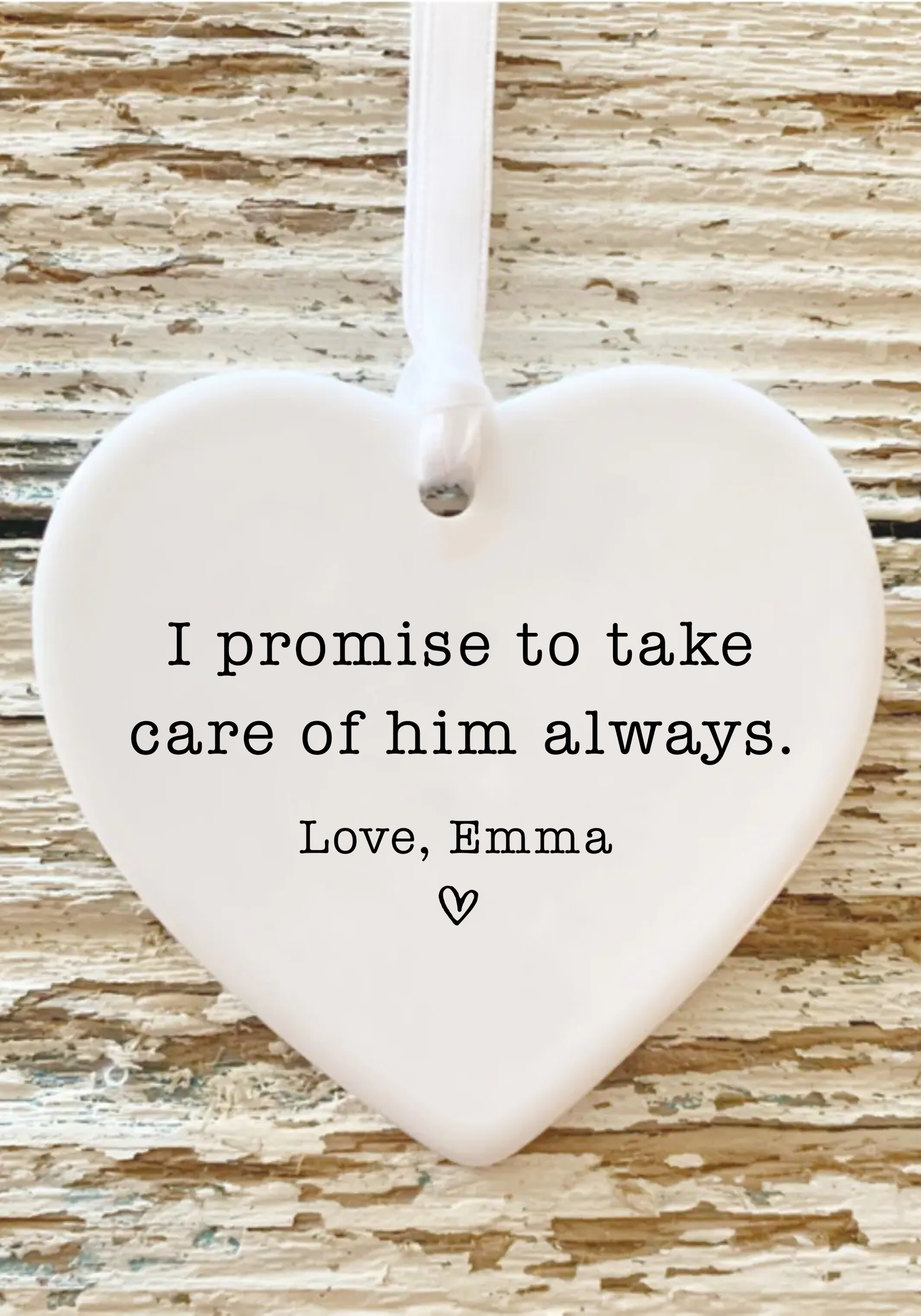 Mother-in-Law Promise Heart Ornament